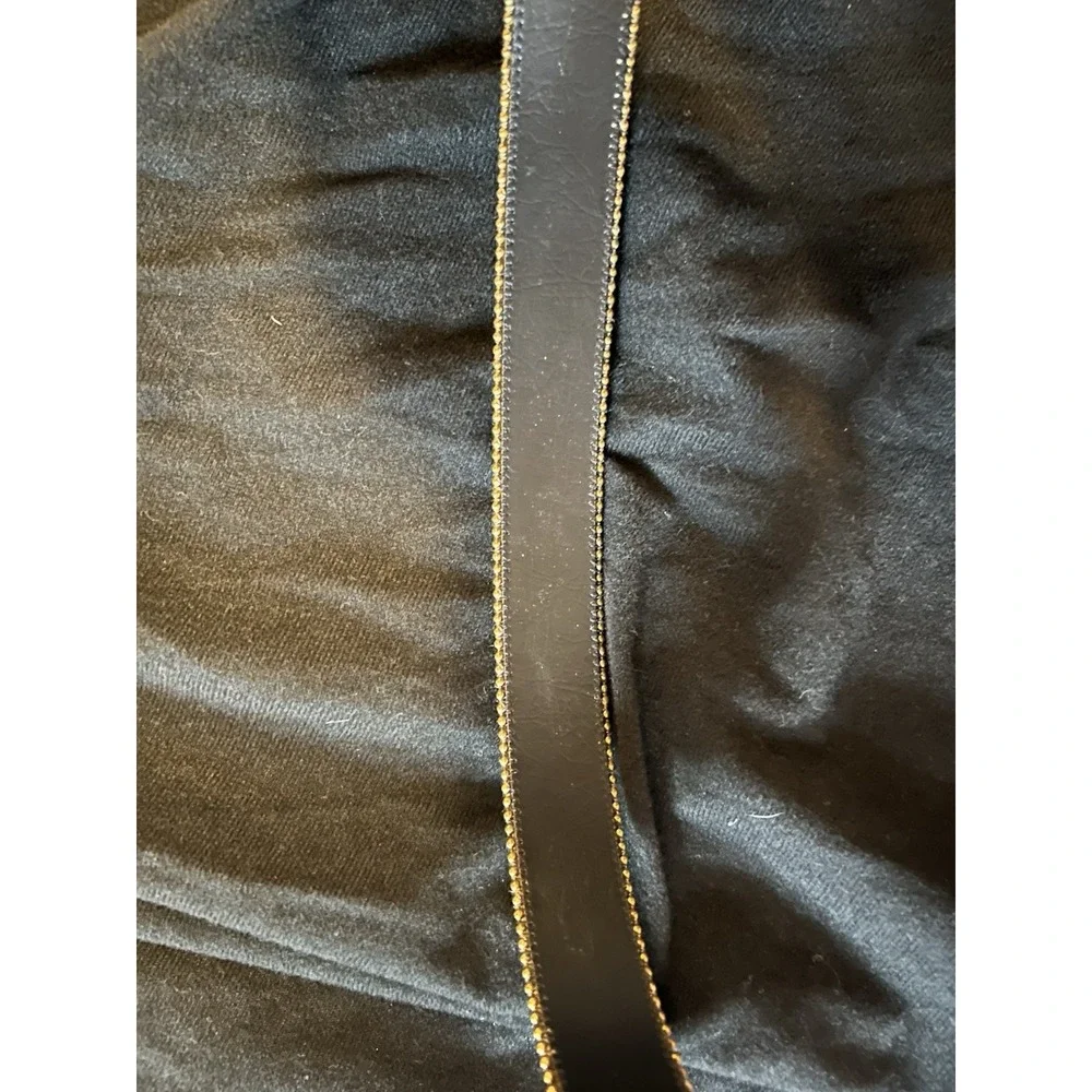 Two Blondes - Women's - Gold Colored Belt Genuine Soft Leather Buckle - 1